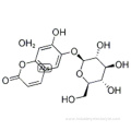 2H-1-Benzopyran-2-one,6-(b-D-glucopyranosyloxy)-7-hydroxy-,hydrate (2:3) CAS 66778-17-4